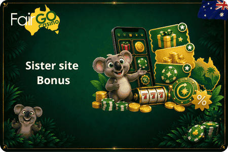 FairGo Casino online sister site bonus