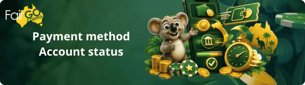 Fair Go Casino withdrawal form speed depends on the casino